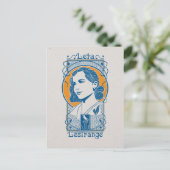 Leta Lerare Illustratie Briefkaart (Staand voorkant)