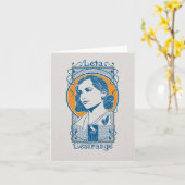 Leta Lerare Illustratie Kaart (Gele Bloem)