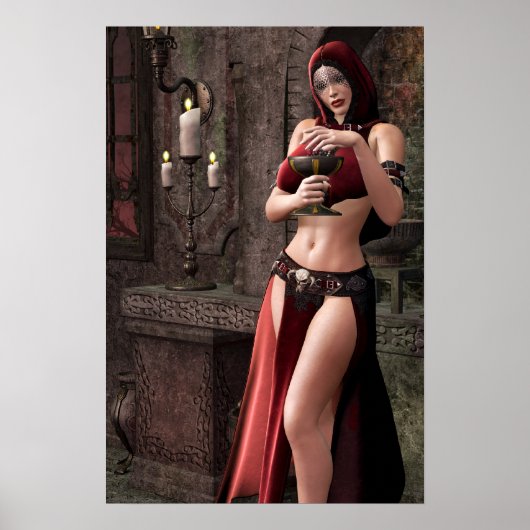 letale libations Gothic Artwork Poster (Voorkant)