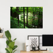Letchworth Bridge Green Forest 36" x 24" Poster (Thuiskantoor)