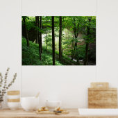 Letchworth Bridge Green Forest 36" x 24" Poster (Keuken)