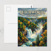 Letchworth State Park New York Briefkaart (Voorkant / Achterkant)