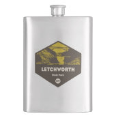 Letchworth State Park New York Flacon (Voorkant)