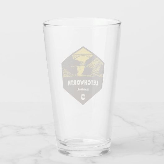 Letchworth State Park New York Glas (Achterkant)