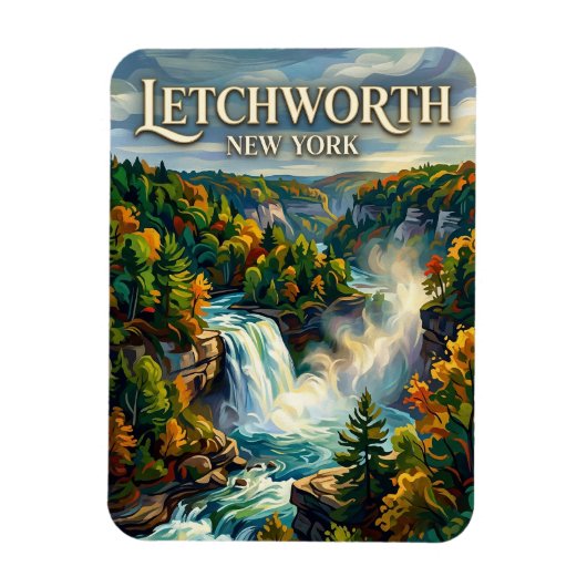Letchworth State Park New York Magneet (Verticaal)