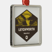 Letchworth State Park New York Metalen Ornament (Rechts)
