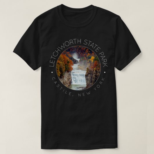 Letchworth State Park, Verenigde Staten T-shirt (Design voorkant)