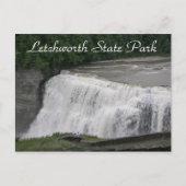 Letchworth State Park Waterfall Travel Photo Briefkaart (Voorkant)