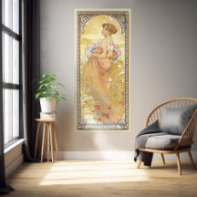 L'Eté Season Art Nouveau Alphonse Mucha