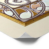 L'Eté Season Art Nouveau Alphonse Mucha Poster (Hoek)