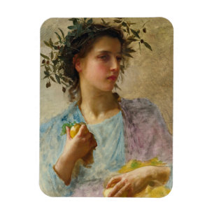 l'ete (zomer) door William-Adolphe Bouguereau Magneet