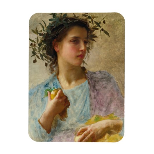 l'ete (zomer) door William-Adolphe Bouguereau Magneet (Verticaal)