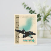 Letecka Tsjechoslowakije Vintage Poster 1932 Briefkaart (Staand voorkant)