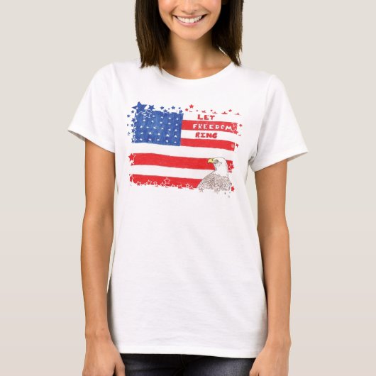 LetFreedomRing-grens T-shirt (Voorkant)