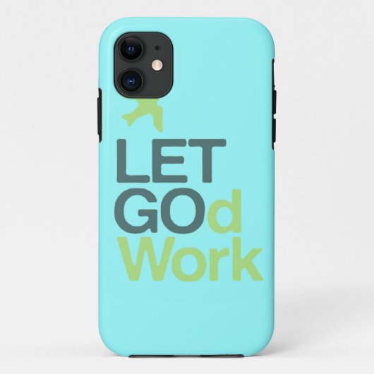 LETGOdwork Hype Hoesje iPhone 5 Light Blue (Achterkant)
