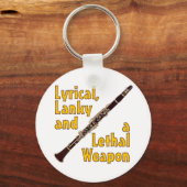 Lethal Clarinet Sleutelhanger (Voorkant)