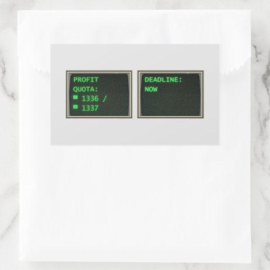 Lethal Company (niet officieel) - Sticker winstquo (Tas)