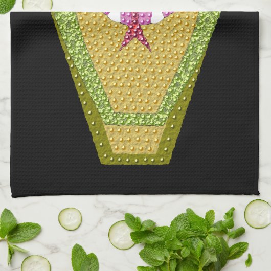 Lethal Egyptian Cobra Kitchen Theedoek (Gevouwen)