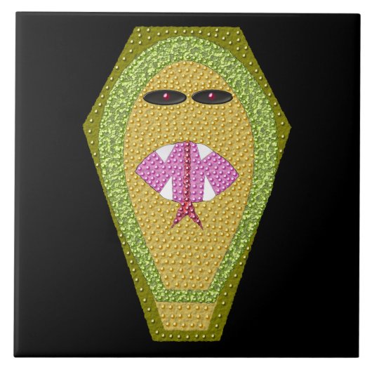 Lethal Egyptian Cobra Tile Tegeltje (Voorkant)