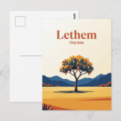 Lethem Guyana Briefkaart (Voorkant / Achterkant)