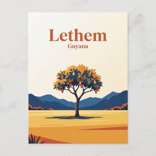 Lethem Guyana Briefkaart (Voorkant)