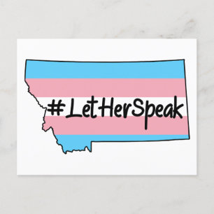 #LetherSpeak Zooey Zephyr Montana Briefkaart