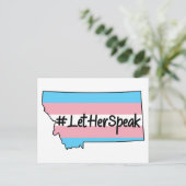 #LetherSpeak Zooey Zephyr Montana Briefkaart (Staand voorkant)