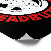 Lethwei Instructor Headbutt Birmese Boksen Myanmar Poster (Hoek)