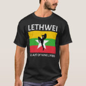 Lethwei vlag Myanmar T-Shirt (Voorkant)