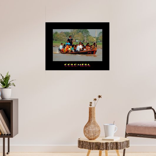 Leticia Colombia Reisposter Poster (Woonkamer 3)