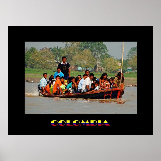 Leticia Colombia Travel Poster (Voorkant)