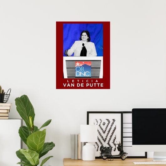 Leticia Van De Putte Poster (Thuiskantoor)