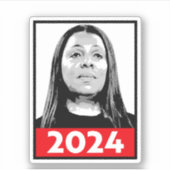 Letitia James 2024 Sticker (Voorkant)