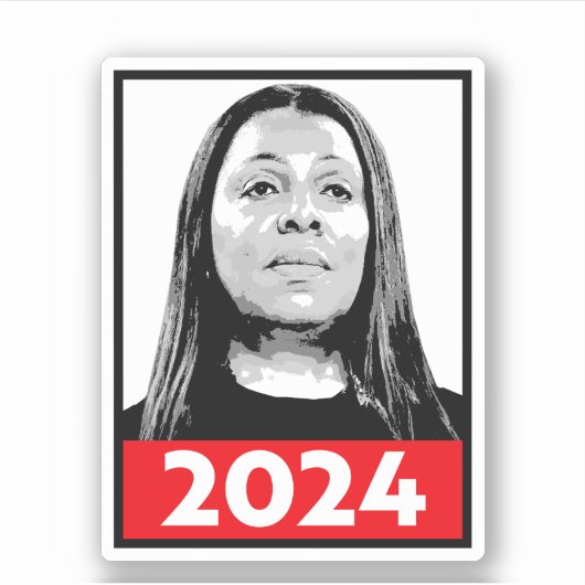 Letitia James 2024 Sticker (Voorkant)