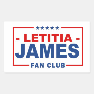 Letitia James Fanclub Rechthoekige Sticker
