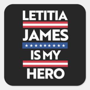 Letitia James is mijn Shero Vierkante Sticker