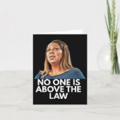 Letitia James. Niemand staat boven de wet Kaart (Voorkant)