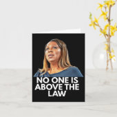 Letitia James. Niemand staat boven de wet Kaart (Gele Bloem)