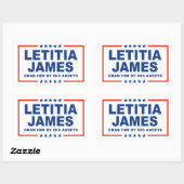 Letitia James - Pak hem bij zijn bezittingen Rechthoekige Sticker (Vel)