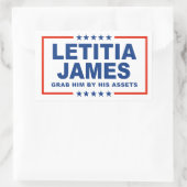 Letitia James - Pak hem bij zijn bezittingen Rechthoekige Sticker (Tas)