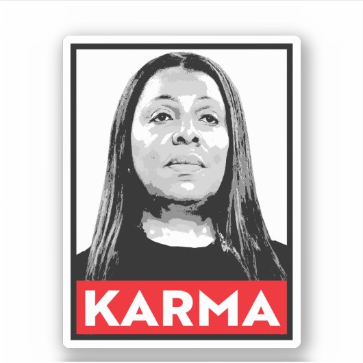 Letitia James Sticker (Voorkant)