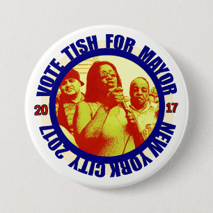 Letitia James voor de burgemeester van NYC 2017 Ronde Button 7,6 Cm