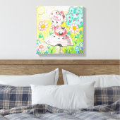 Letitia Ladybug Canvas Afdruk (Insitu (Slaapkamer))