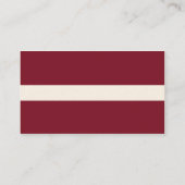 Letland - Bedrijven Visitekaartje (Achterkant)