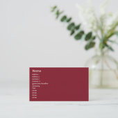 Letland - Bedrijven Visitekaartje (Staand voorkant)