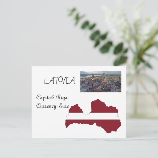 Letland Briefkaart (Staand voorkant)