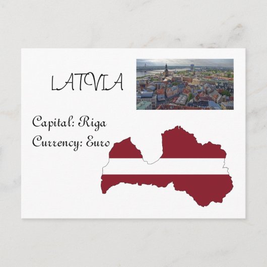 Letland Briefkaart (Voorkant)