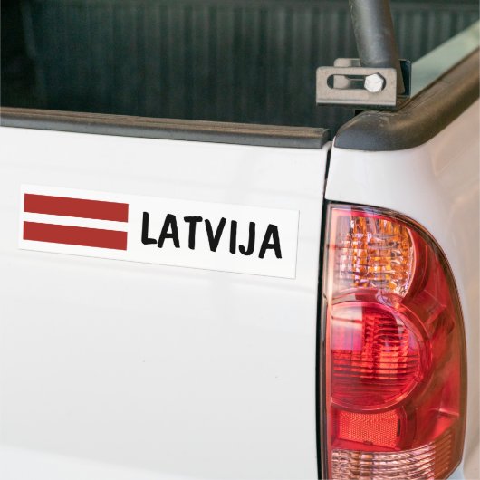 Letland Bumpersticker (Op Truck)