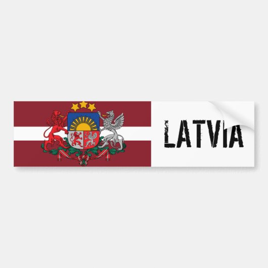LETLAND BUMPERSTICKER (Voorkant)