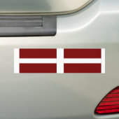 Letland Bumpersticker (Op auto)